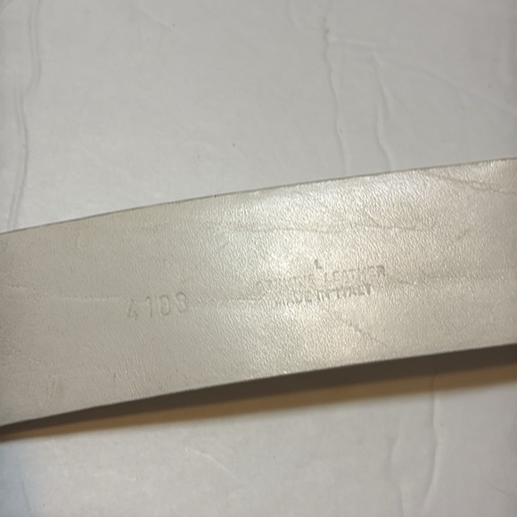 Vintage Claudio Orciani leather belt main image 5